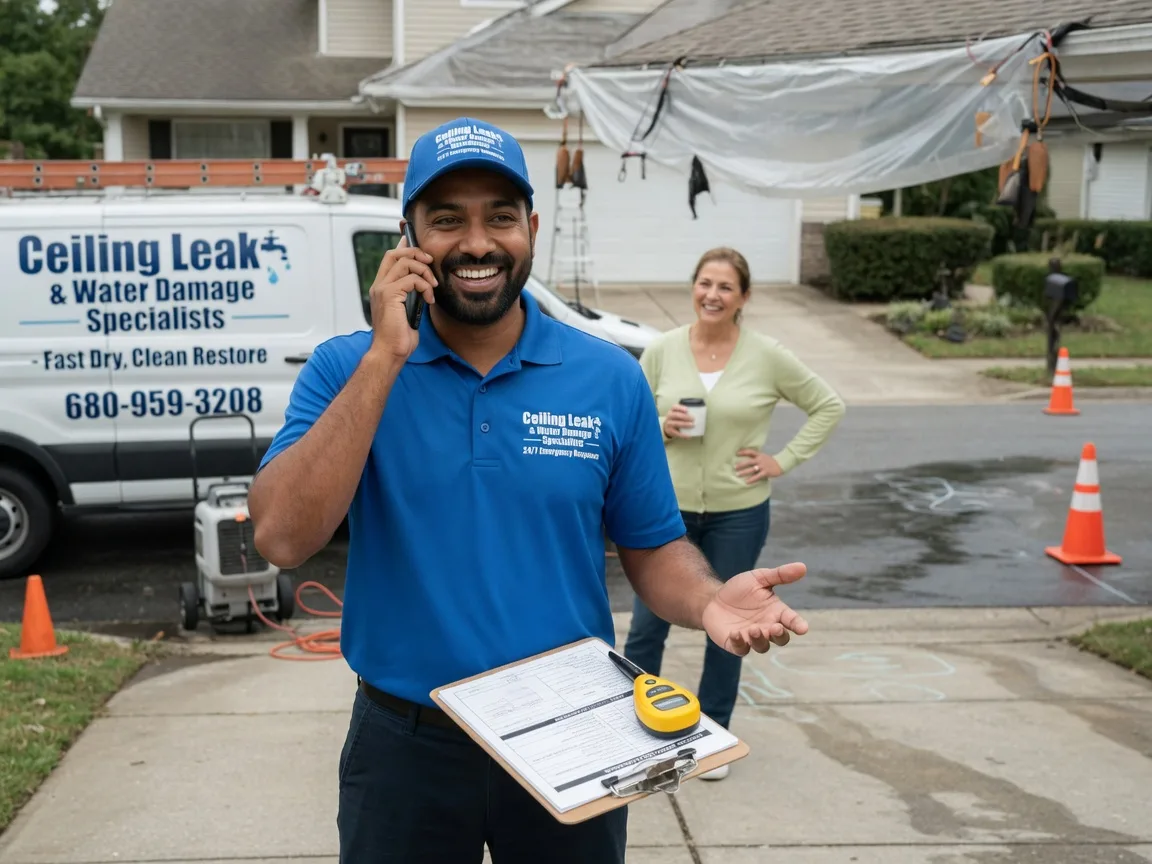 Ceiling Leak Cleanup Gamaliel, KY FAQs